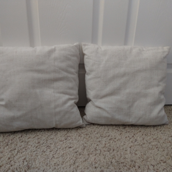 Pair of Holiday Pillows Silver Trees 15" Square - Picture 4 of 4